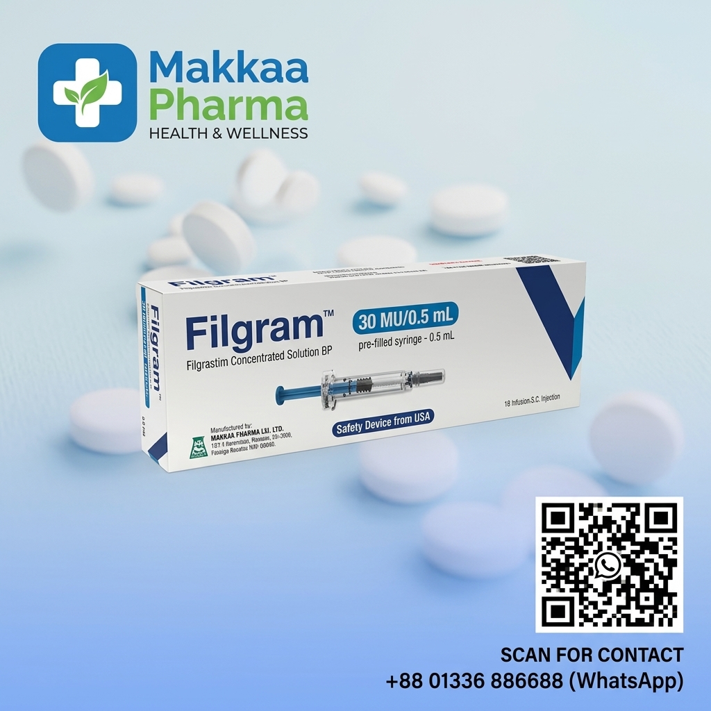 Filgram 30 MU (Filgrastim) PFS from Makkaa Pharma