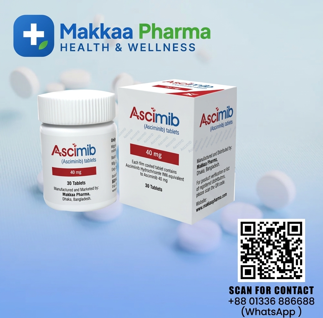 Ascimib 40 mg (Asciminib) Tablets