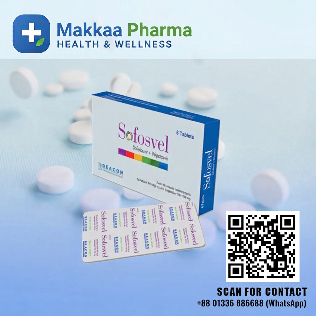 Sofosvel (Sofosbuvir 400 mg + Velpatasvir 100 mg) from Makkaa Pharma
